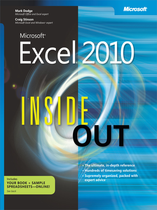 Title details for Microsoft® Excel® 2010 Inside Out by Mark Dodge - Available